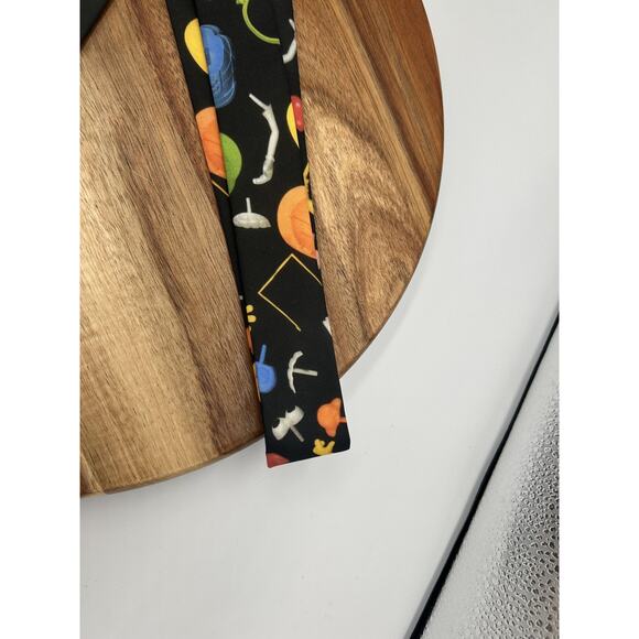 VTG Mr Potato Head Tie Black WallyWear Hasbro 90s Novelty USA Teacher Kidcore - Picture 5 of 10